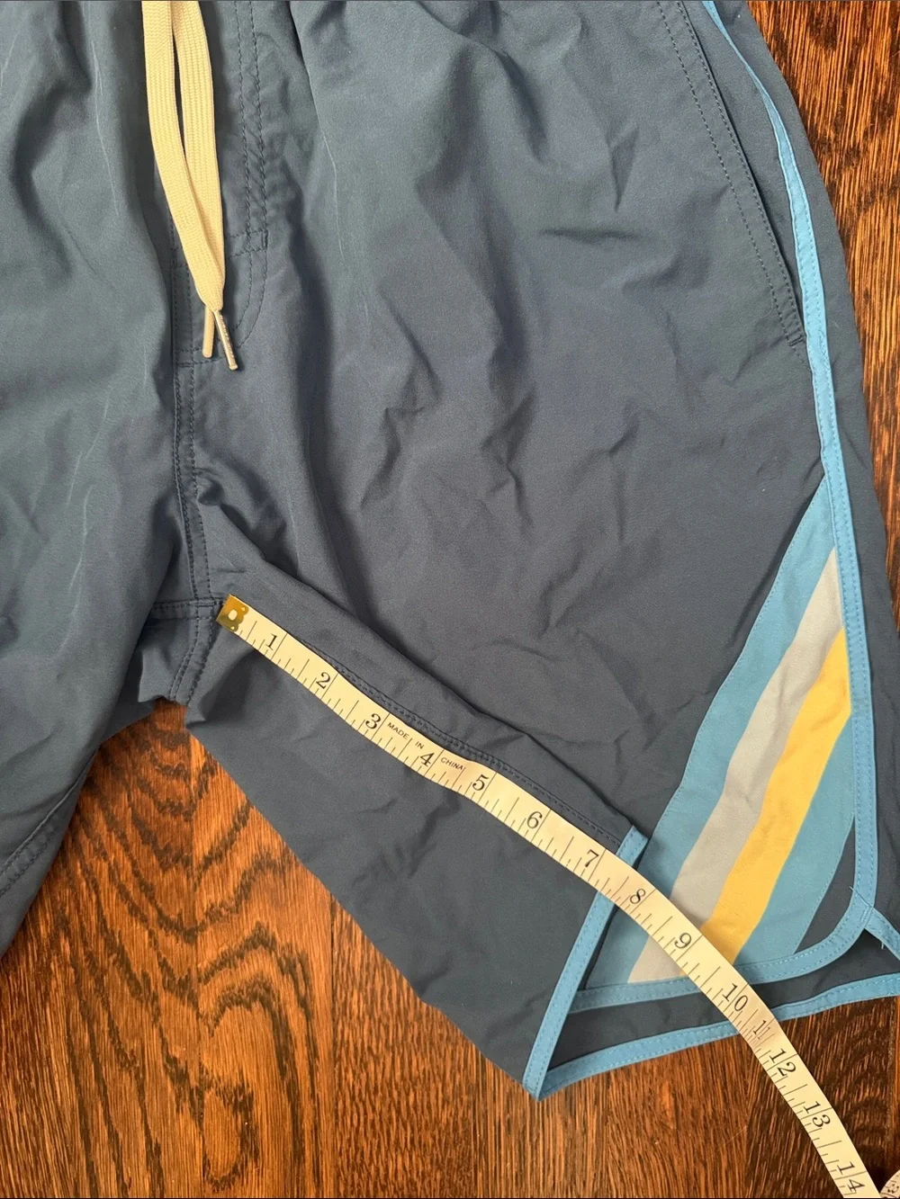 Fair Harbor Men’s The Anchor Navy Blue Swim Trunks Board Shorts - Picture 8 of 10